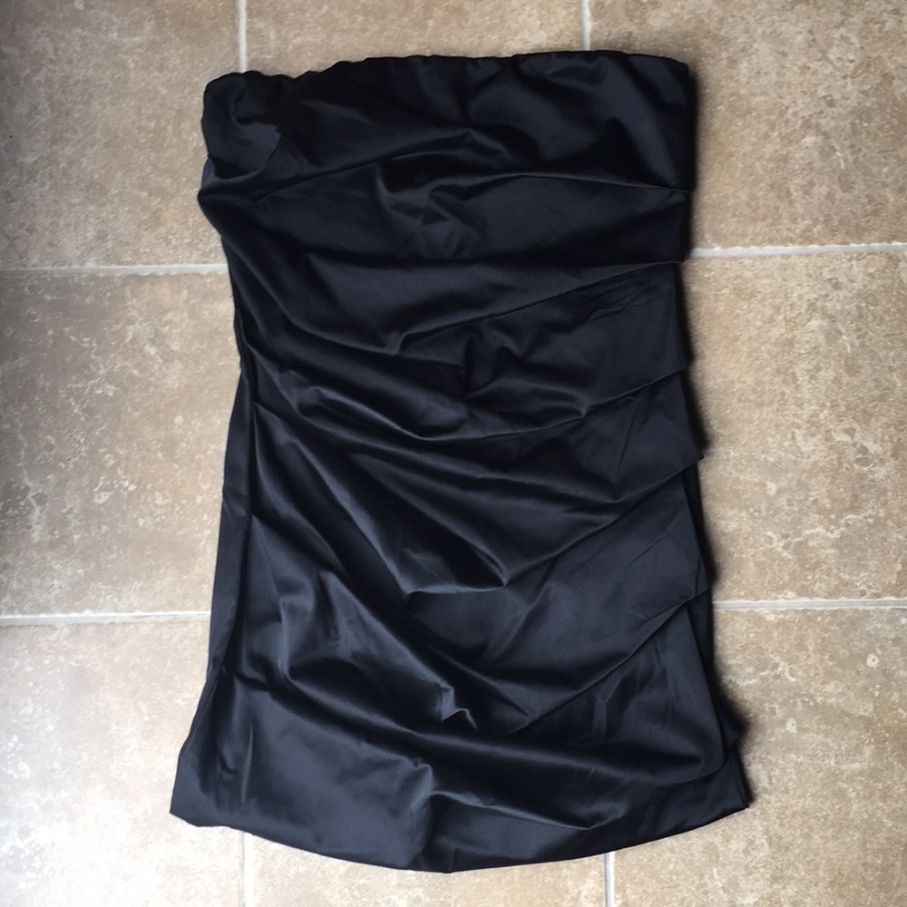 Boutique Twist Pleat Tube Dress